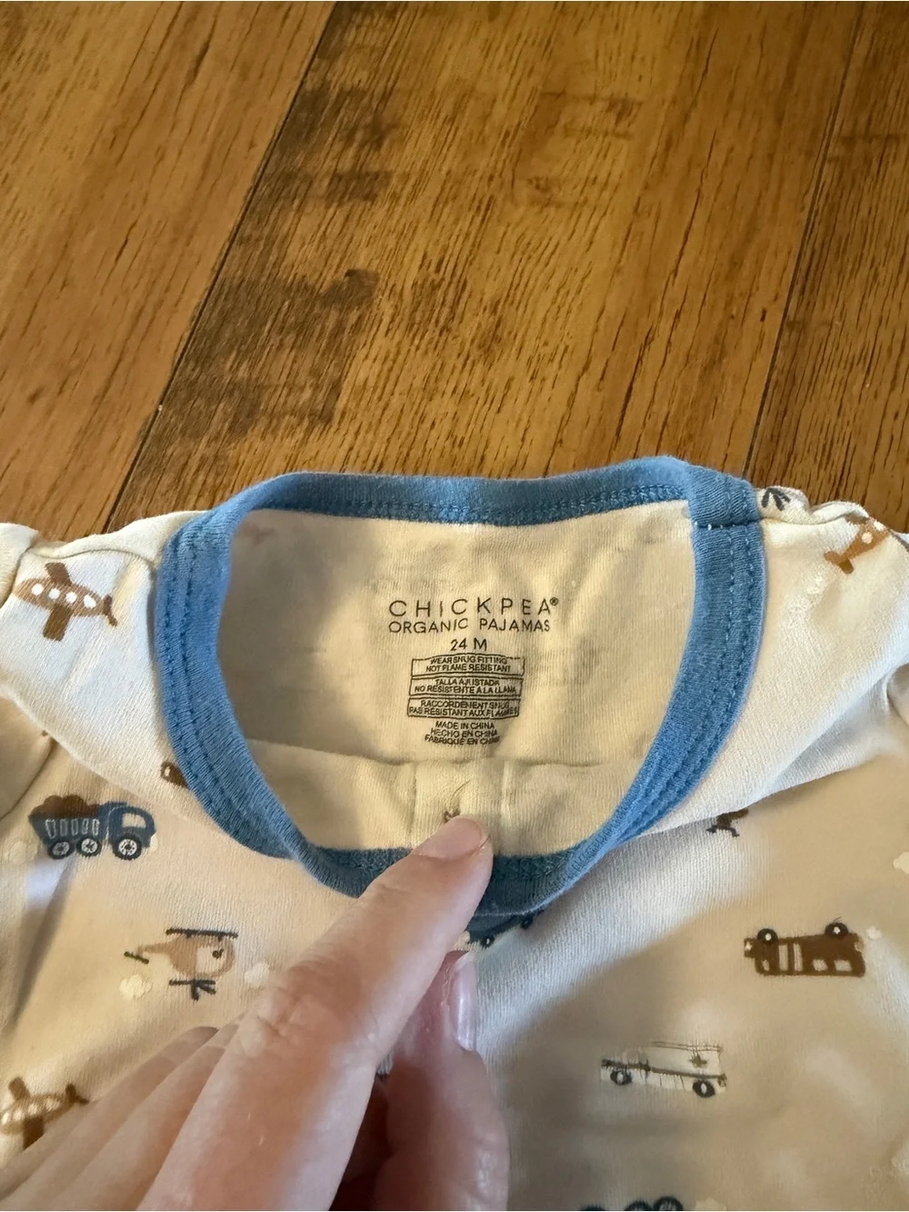 chick pea Kids Pajama Set - Car Print